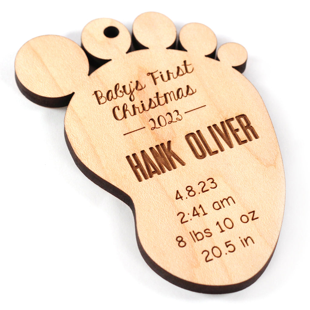 baby first Christmas ornament new baby gift 