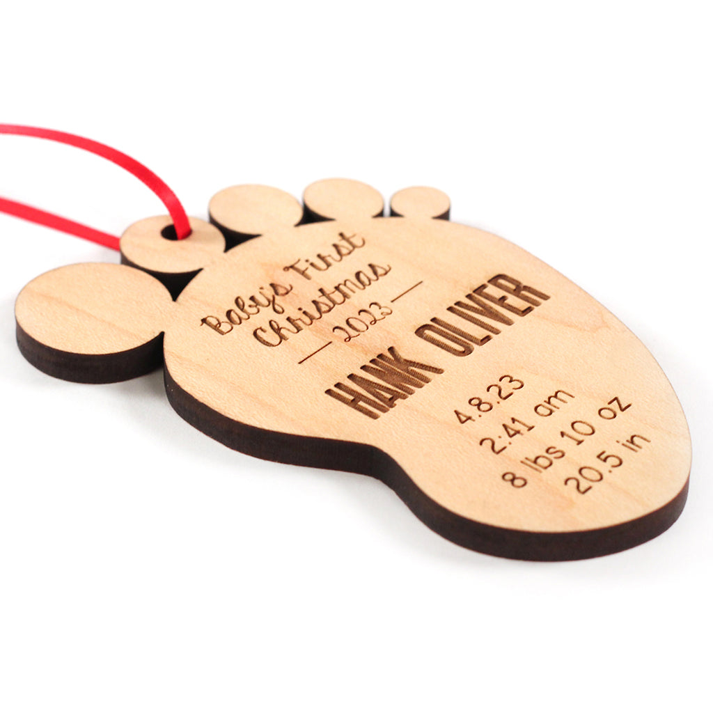 baby first Christmas ornament new baby gift 