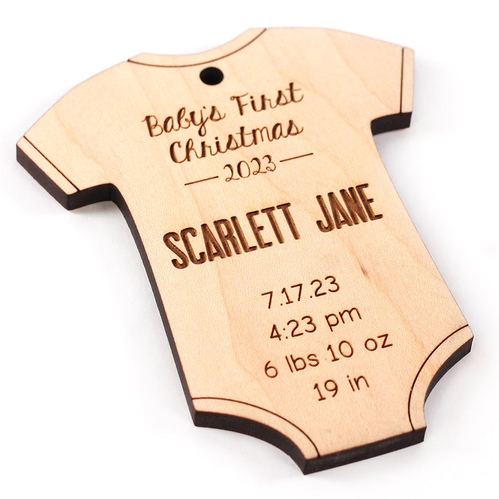 baby first Christmas ornament new baby gift 