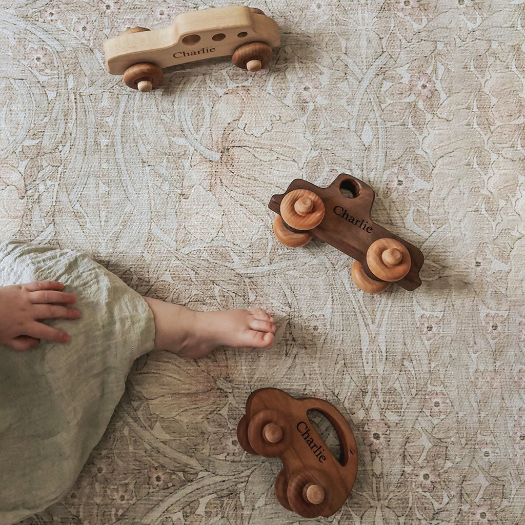 personalized wooden toys cars birthday gift for one year old baby first christmas