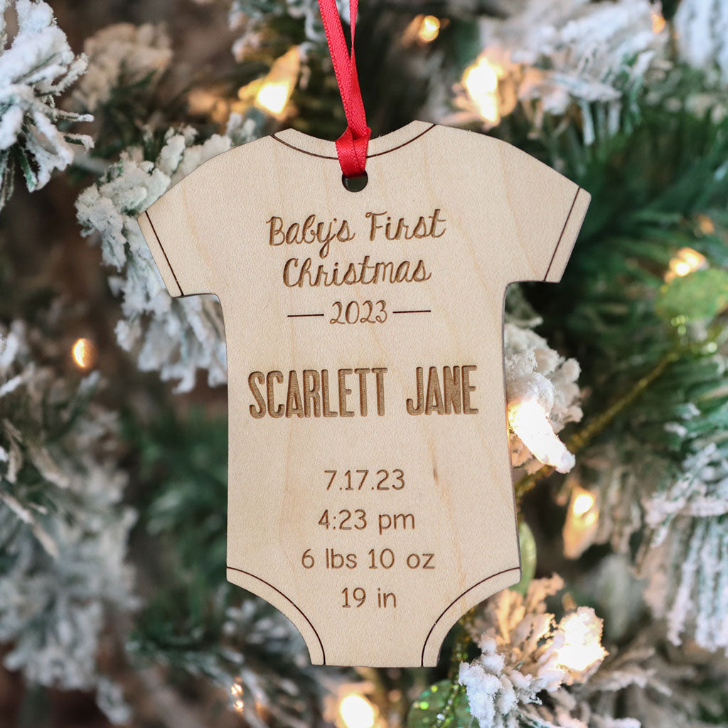 baby first Christmas ornament new baby gift 