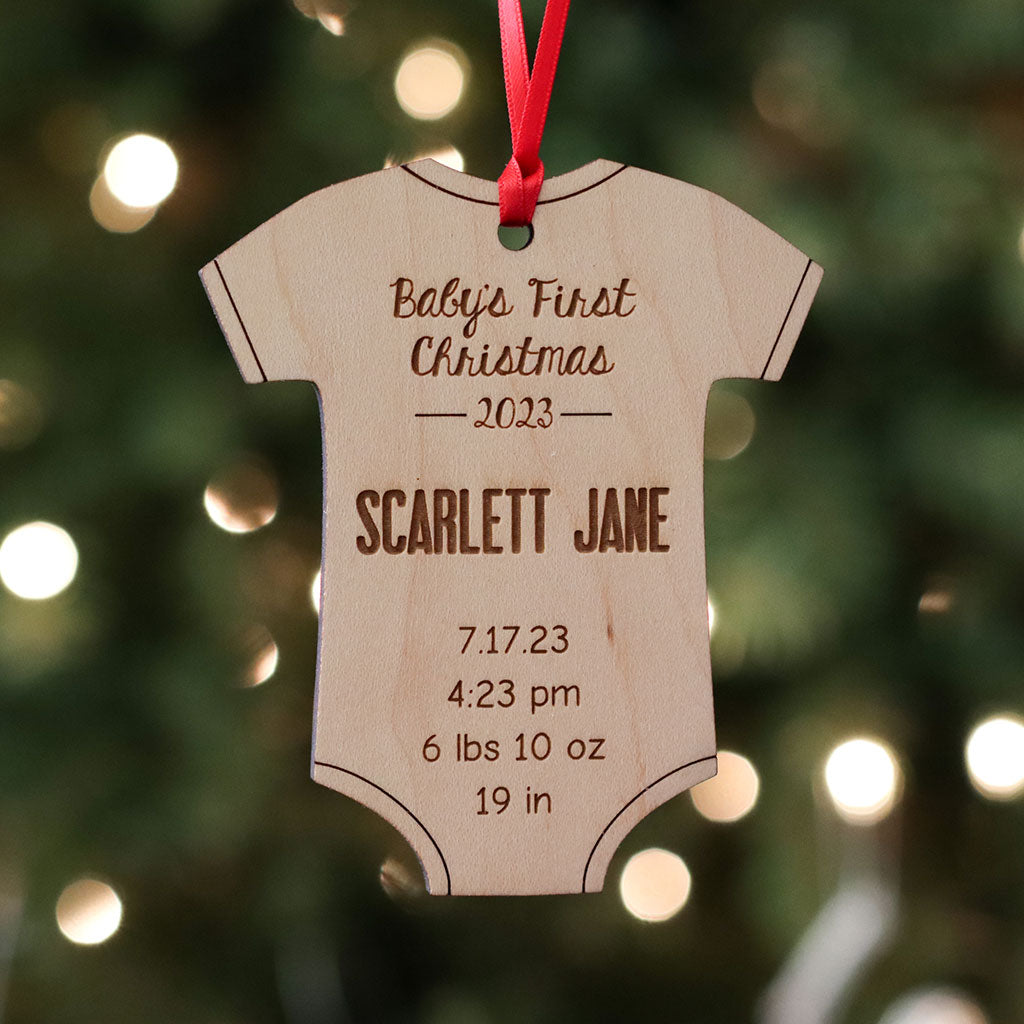 baby first Christmas ornament new baby gift 