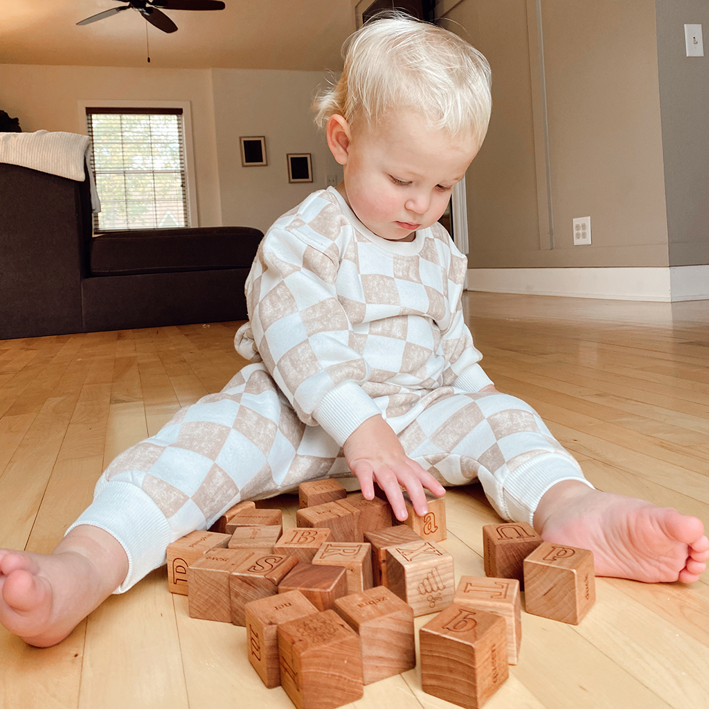 Imperfect Picture Alphabet Blocks