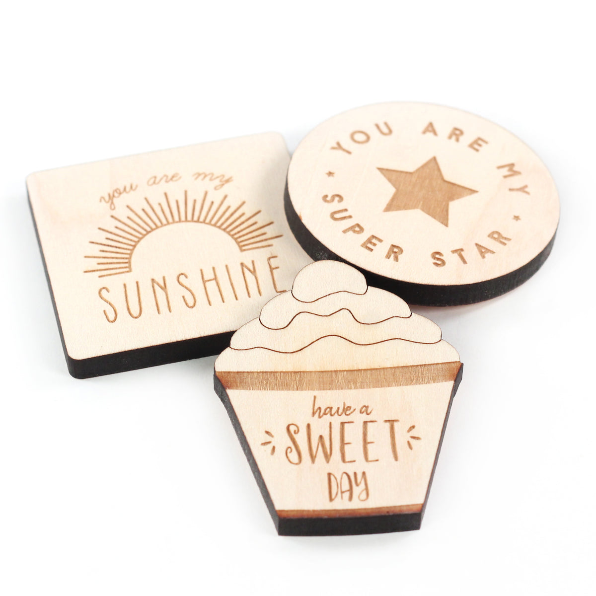 Reusable lunchbox charms for kids school lunch by Smiling Tree Toys