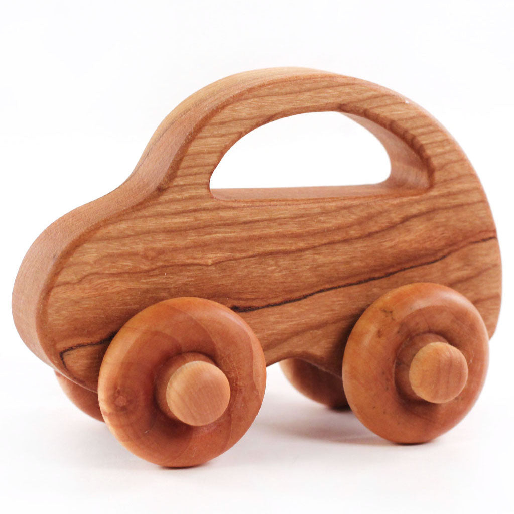 Imperfect Love Bug Wooden Toy Car