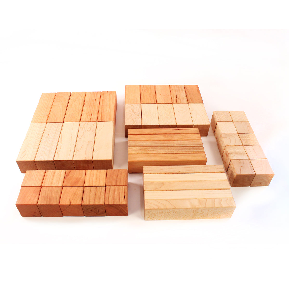 Wood Building Block Set educational toy for kids sustainable made in the USA Smiling Tree Toys