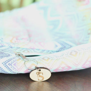 personalized zipper pull charms for kids backpack jacket ID label