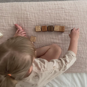 wooden name blocks personalized baby letter blocks nursery decor newborn gift