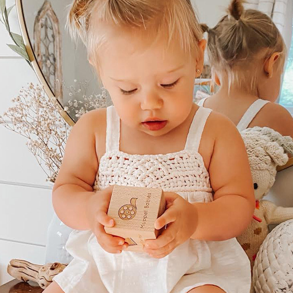 All About Me Keepsake Wood Block birthday gift ideas for toddler preschooler boy girl