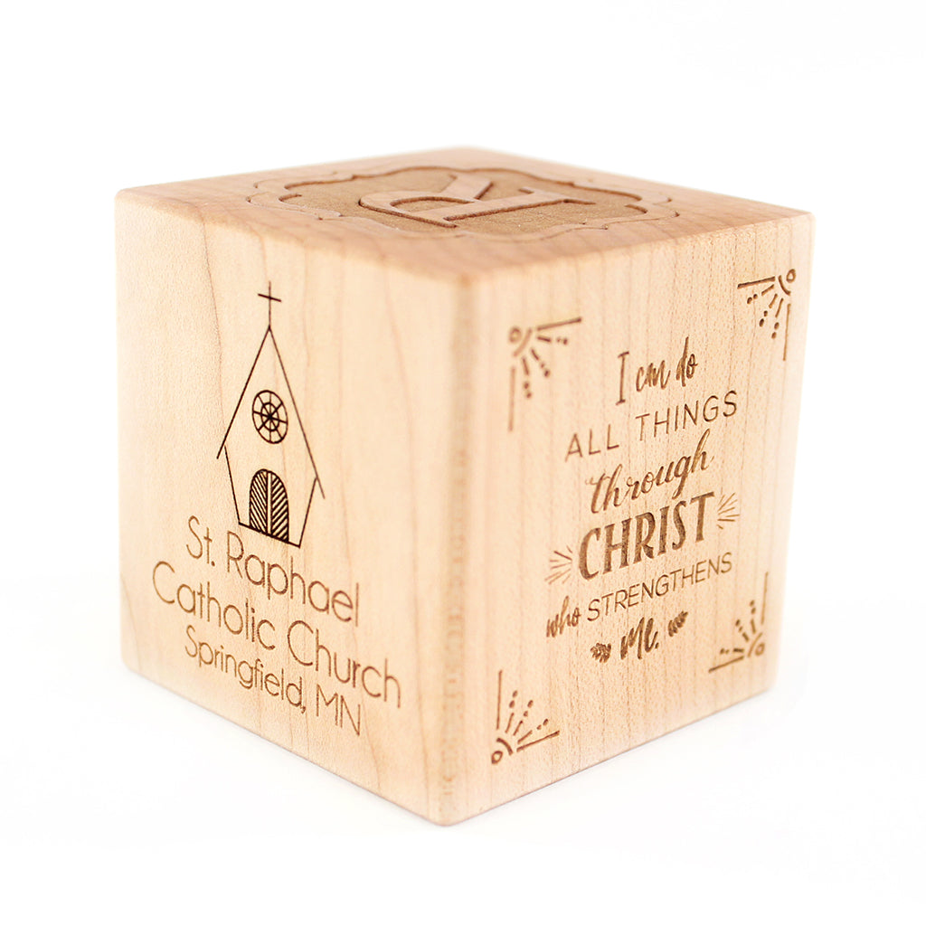 Wood Keepsake First Communion Block Unique 1st Communion Gifts