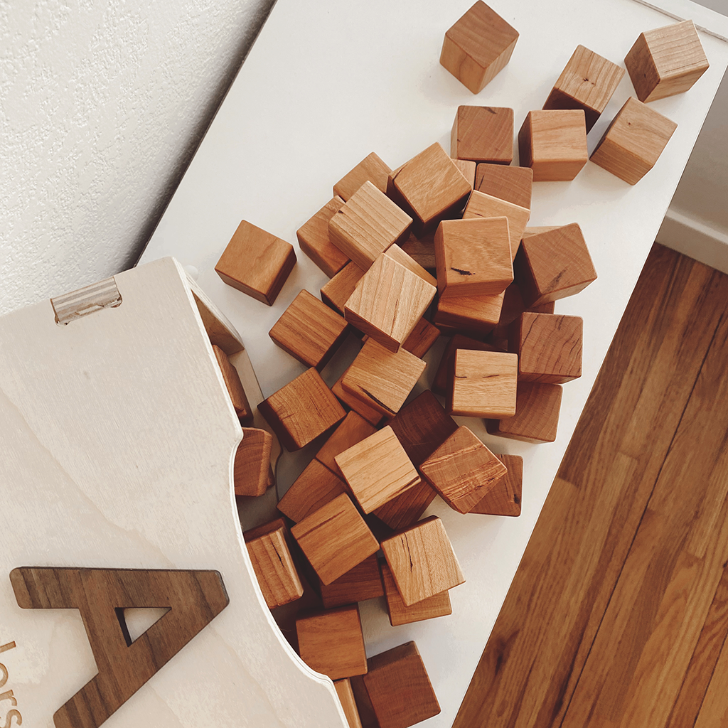 natural wood blocks for kids wooden blocks for baby gift