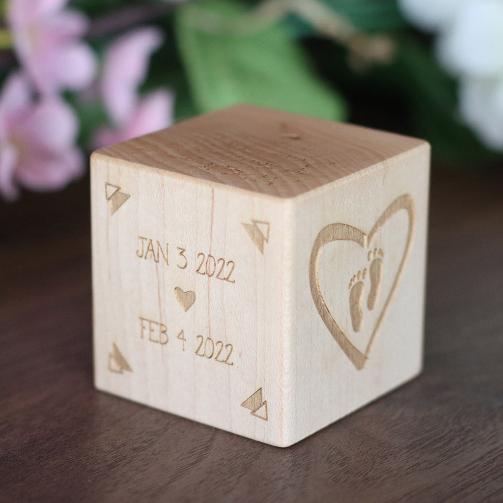 keepsake memorial block baby loss gift for grieving mother baby memorial miscarriage