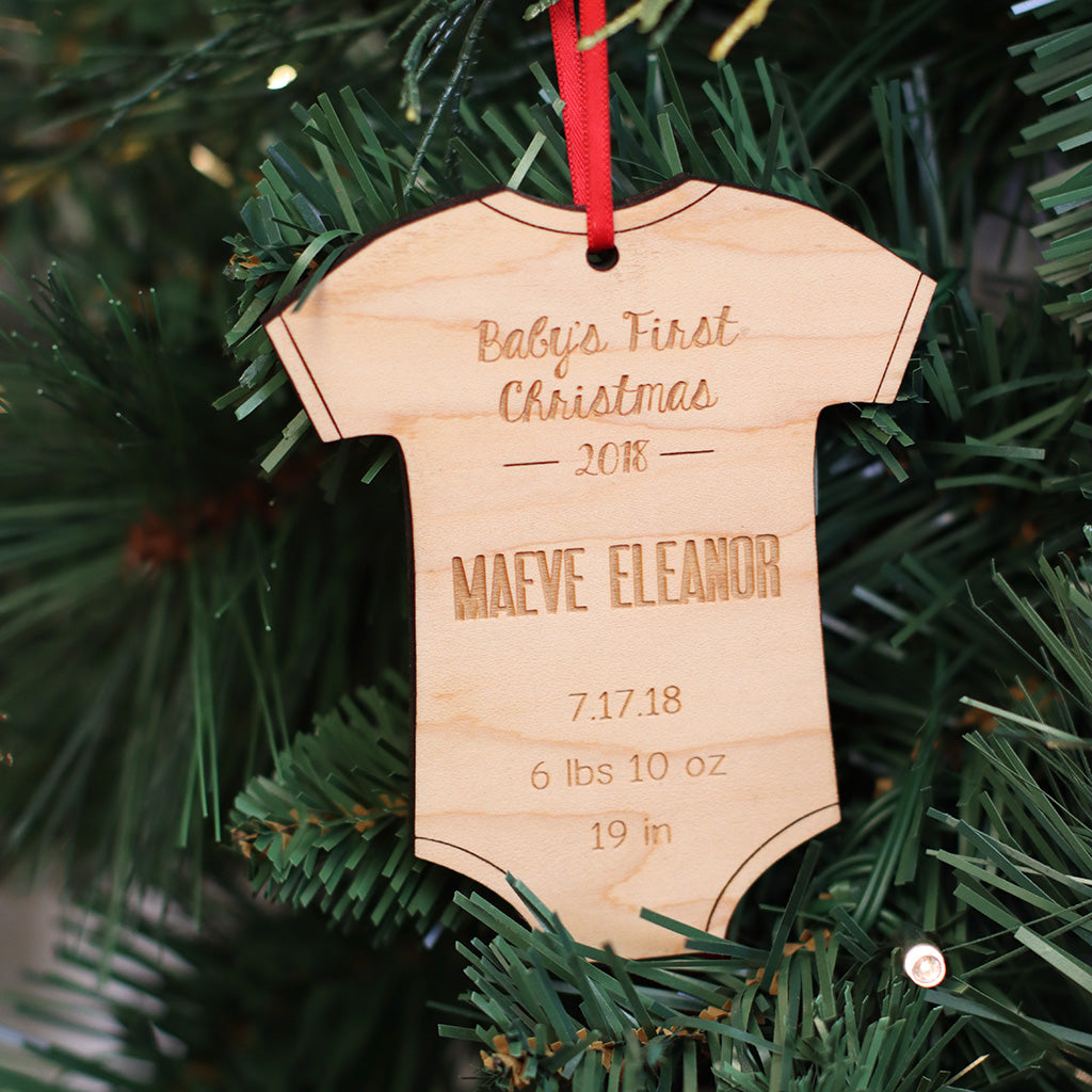 baby first Christmas ornament new baby gift 
