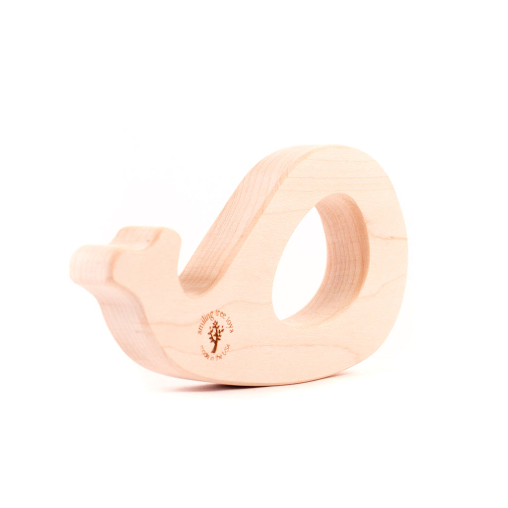 whale wood teethers for baby unique baby gift