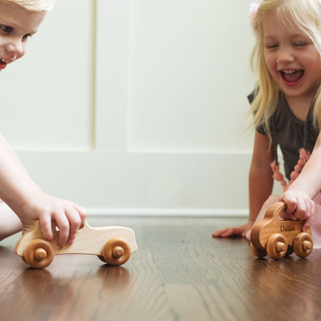 personalized wooden toys cars for boys and girls 