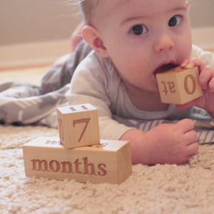 photo prop baby blocks wooden baby blocks age newborn gift