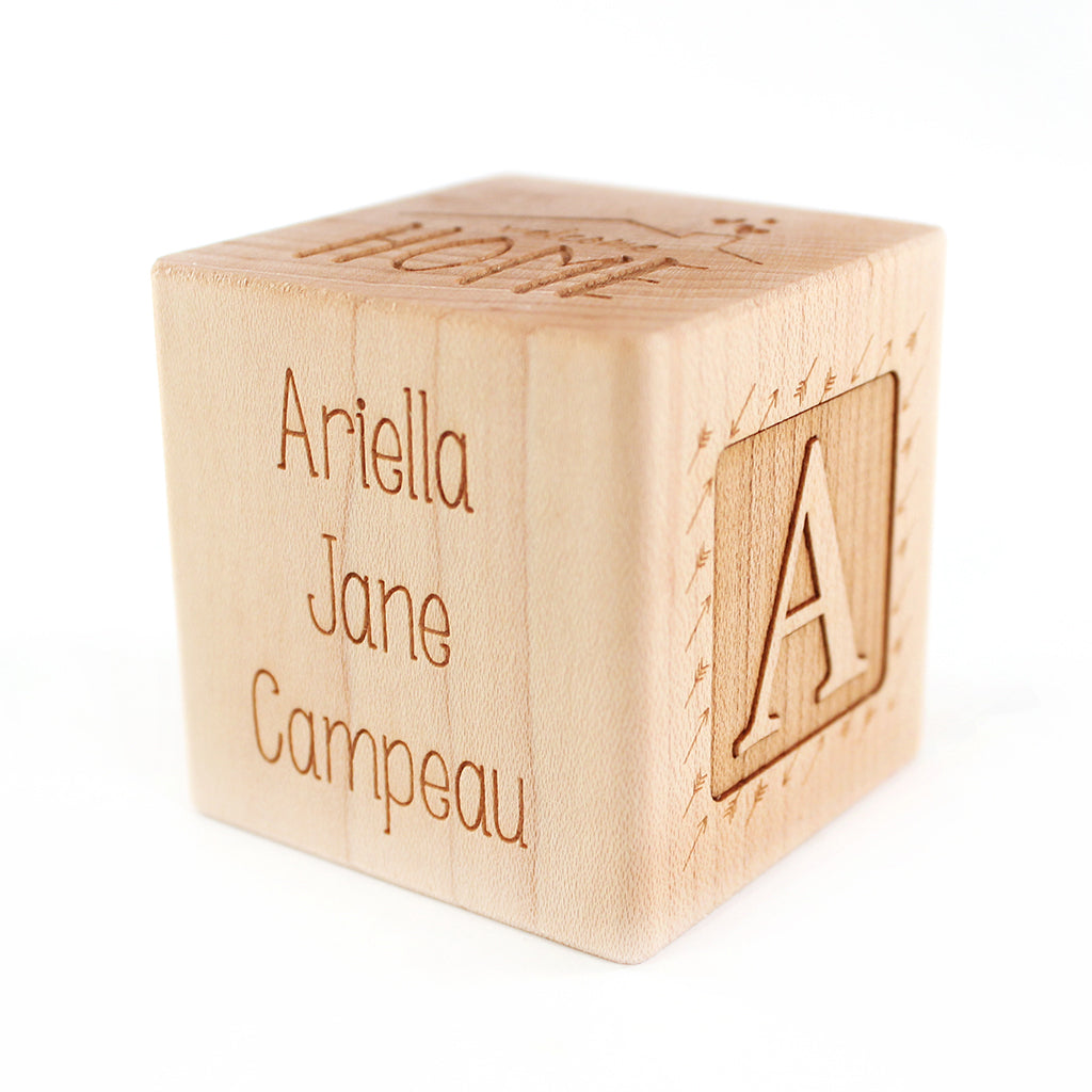 personalized adoption keepsake wooden block ideas for adoption gift