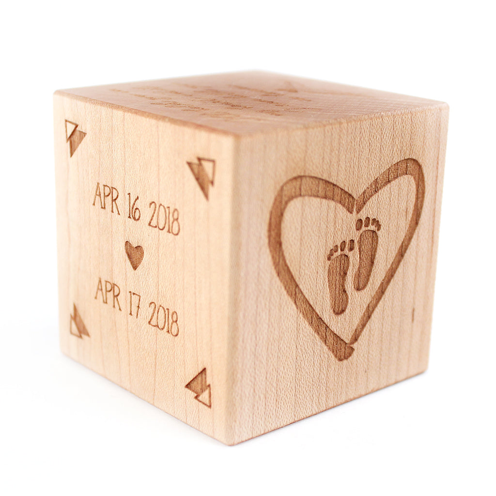 keepsake memorial block baby loss gift for grieving mother baby memorial miscarriage