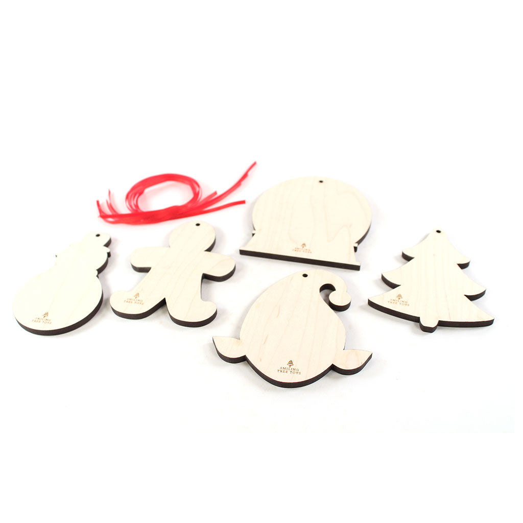 Color Your Own Christmas Ornaments holiday craft for kids handmade gift idea