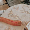 personalized Santas Cookie Plate for kids