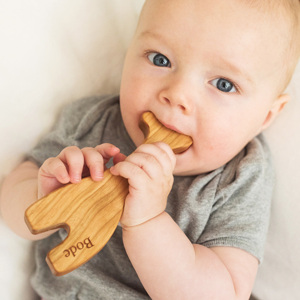 giraffe wooden rattles for babies personalized baby toy gift