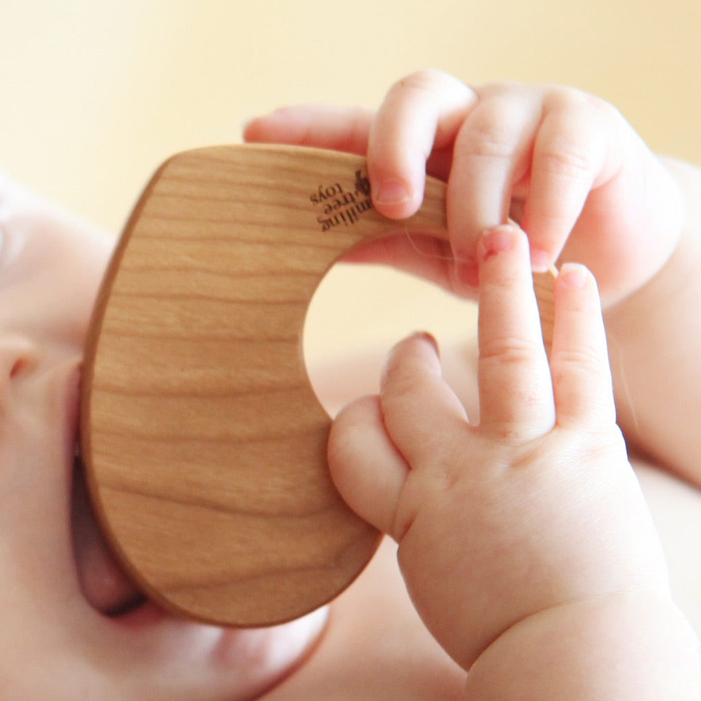 heart wooden rattles unique baby gifts