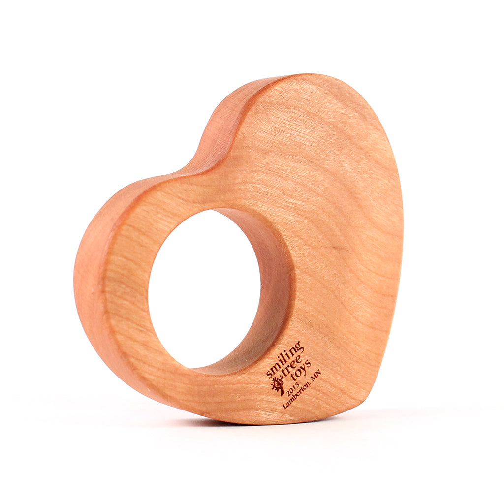 heart wooden rattles unique baby gifts