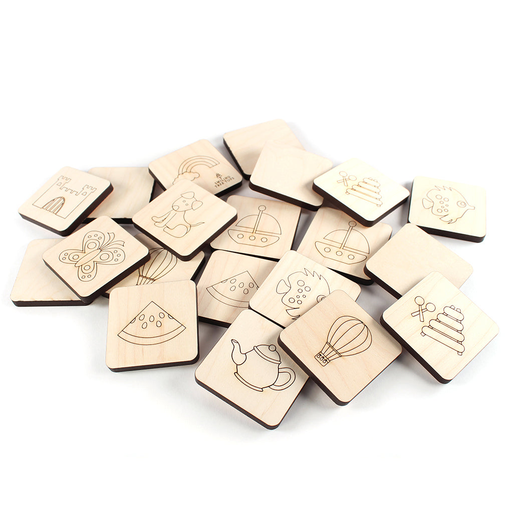 wooden memory game educational wood toy for kids