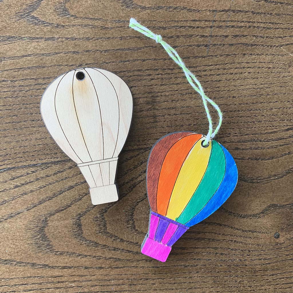 wooden craft activity for kids color your own cheer up charms