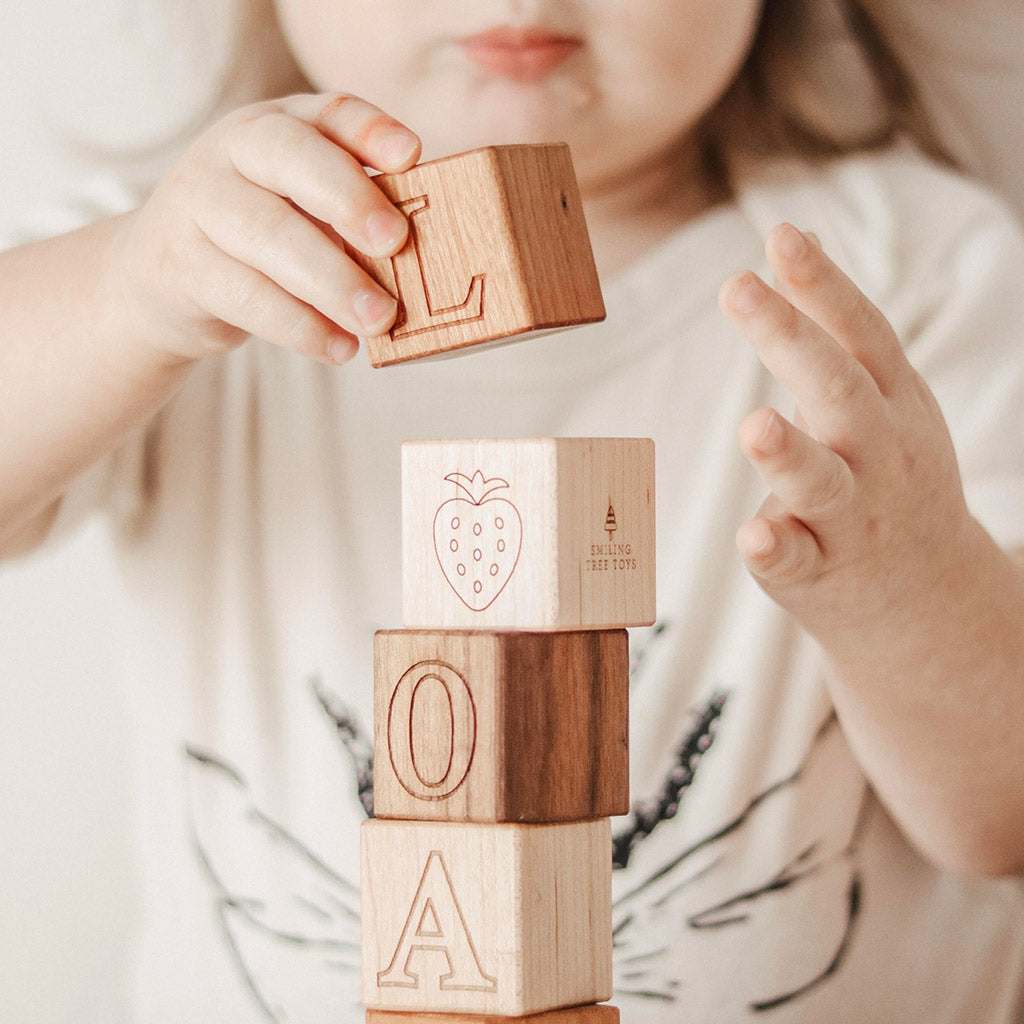 wooden picture alphabet blocks block alphabet letters for kids