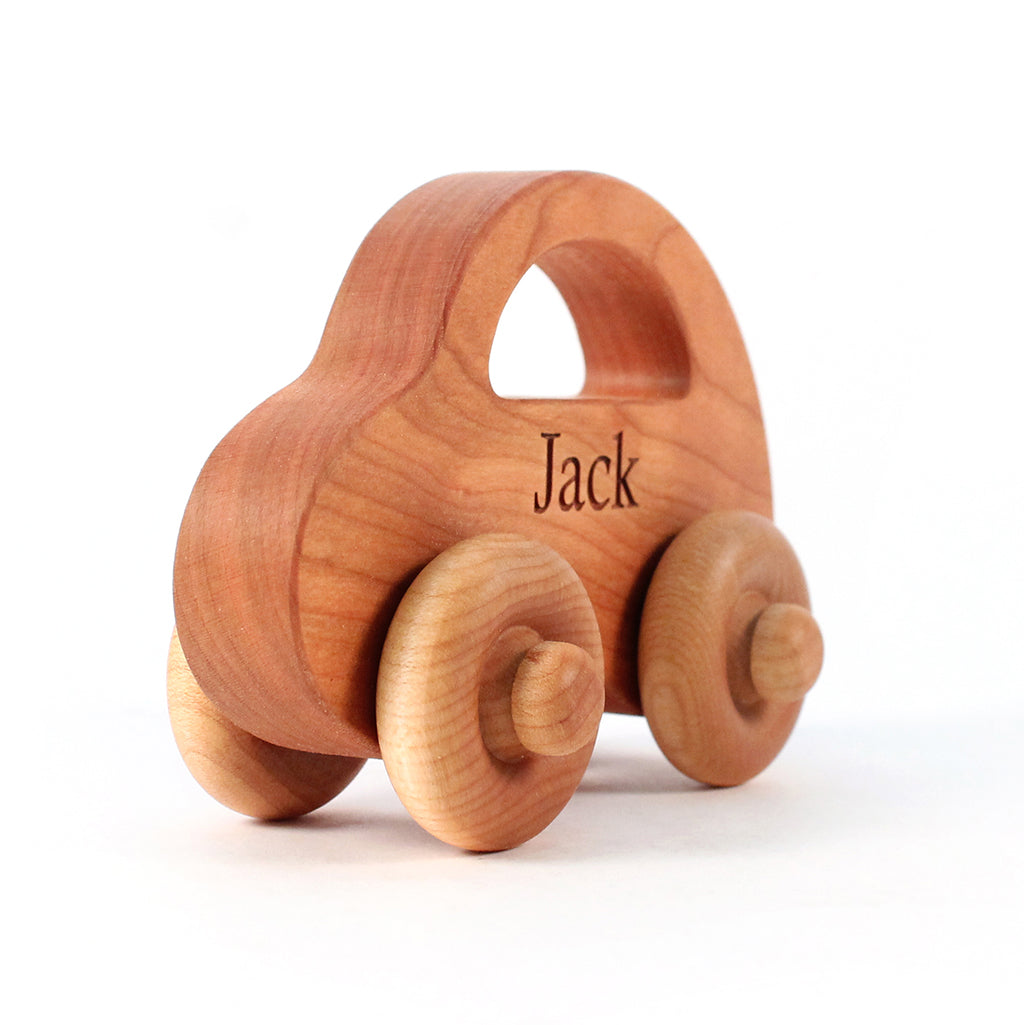 wooden toy car for girls made in the USA