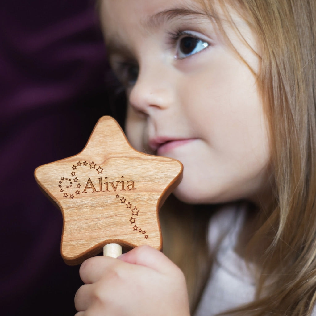 wooden wand  personalized toy magic wand gift for girls